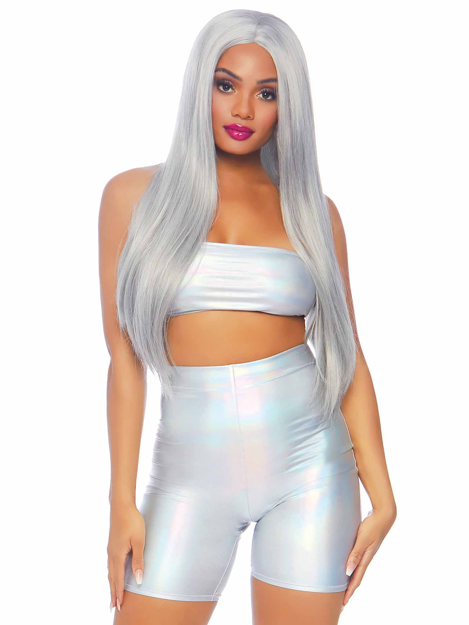 Holographic hot sale biker shorts