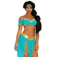thumbnail image 1 of Leg Avenue Women's Jasmine Oasis Princess Costume, Blue, M, 1 of 5