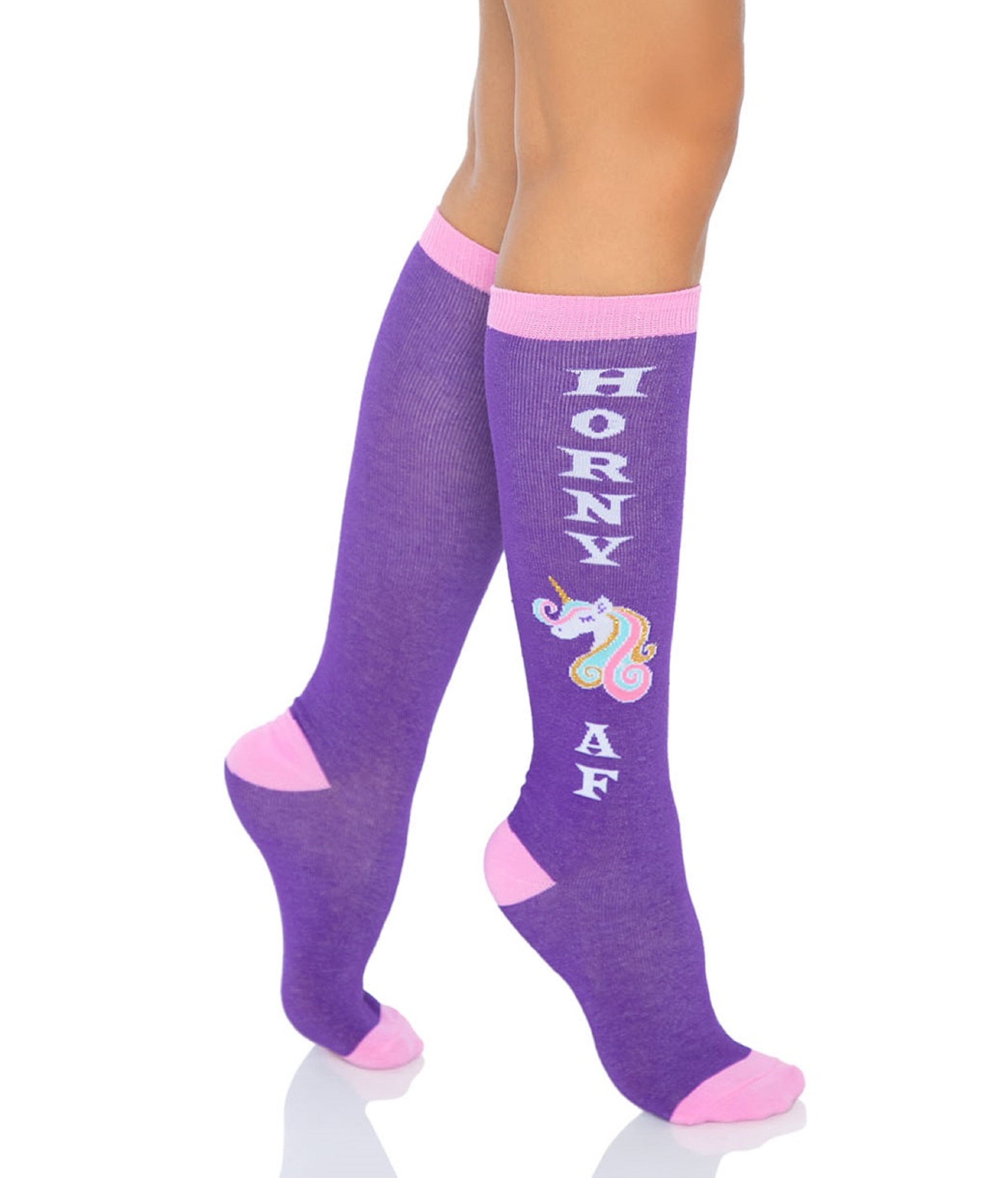 Leg Avenue Women's Knee High Casual Party Socks