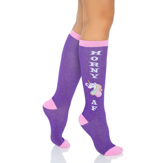 Leg Avenue Women's Knee High Casual Party Socks
