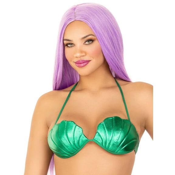 Leg Avenue Women's Mermaid Shell Bra Top