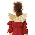 thumbnail image 1 of Leg Avenue Women's Mystical Golden Wings Costume Accessory, Gold, One Size, 1 of 3