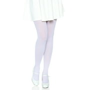 Leg Avenue Women’s Nylon Tights, White, One Size