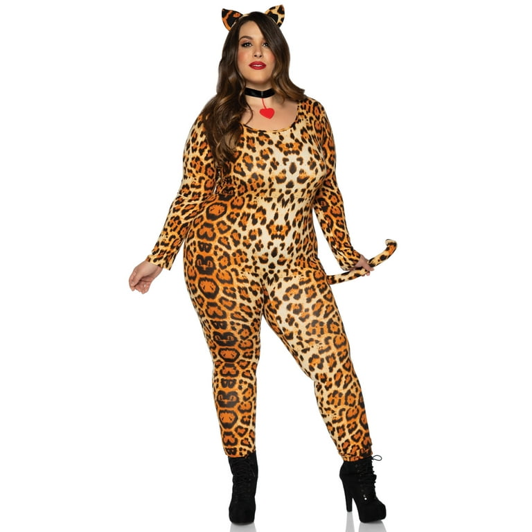Leg Avenue Women's Plus Cougar Costume