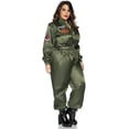 thumbnail image 1 of Leg Avenue Women's Plus Official Licensed Top Gun Costume Parachute Flight Suit, 1 of 4