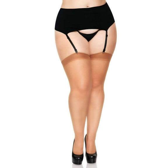 Leg Avenue Women's Plus Size Sheer Stockings
