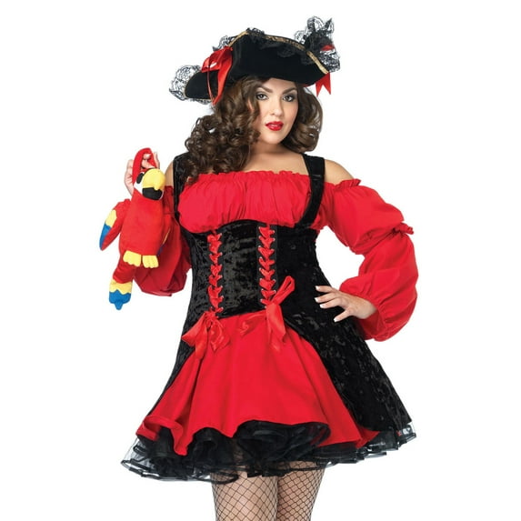 Leg Avenue Women's Red Vixen Pirate Costume
