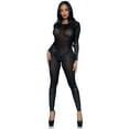 thumbnail image 1 of Leg Avenue Women's Sheer Rhinestone Catsuit DIY Costume Piece, Black, XS, 1 of 5