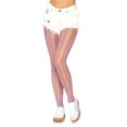 thumbnail image 1 of Leg Avenue Women's Shimmer Rainbow Striped Fishnet Tights, 1 of 4