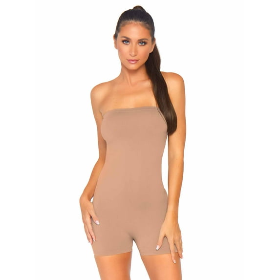 Leg Avenue Women's Skin Tone Opaque Romper