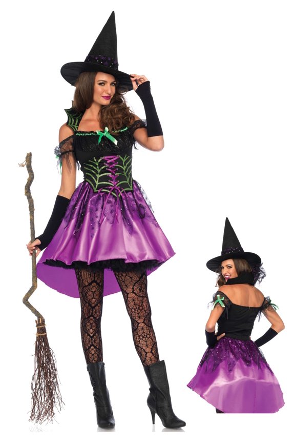Women's Spiderweb Witch Costume