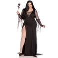 thumbnail image 1 of Leg Avenue Women's Spooky Beauty Costume with Backless Deep-V Dress, Spiderweb Gauntlet Sleeves, High Slit Tentacle Skirt, 1 of 1