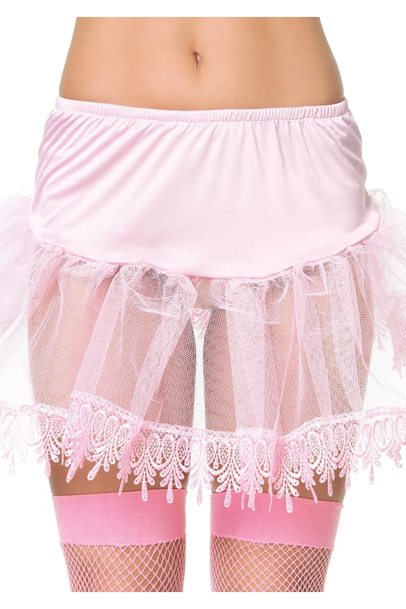 Women's Teardrop Lace Petticoat Dress