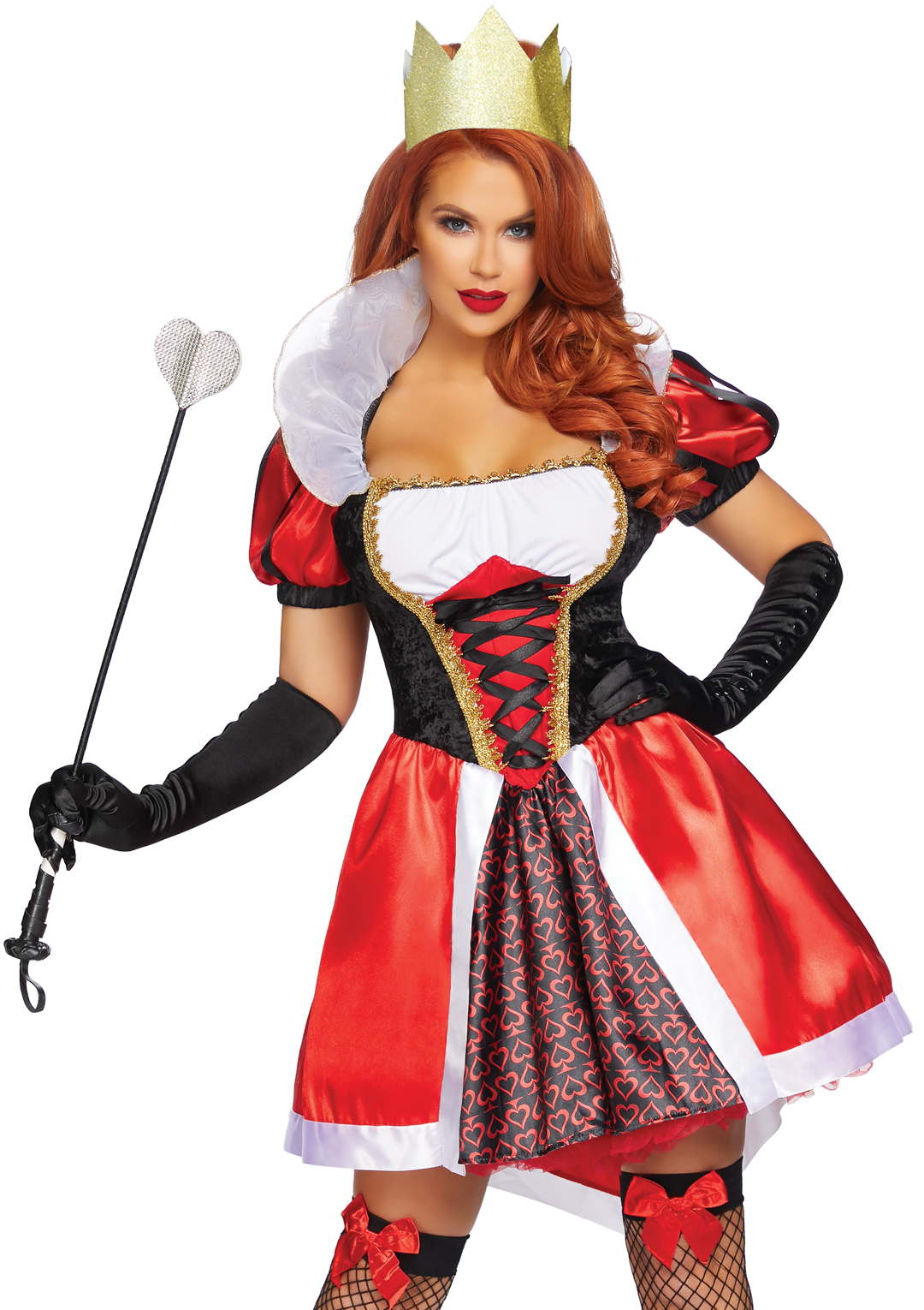 Leg Avenue Women's Wonderland Queen of Hearts Costume