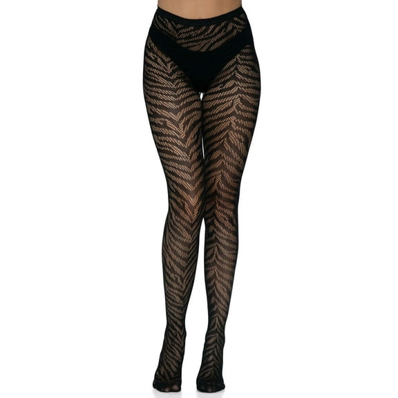 Leg Avenue Women's Zebra net tights