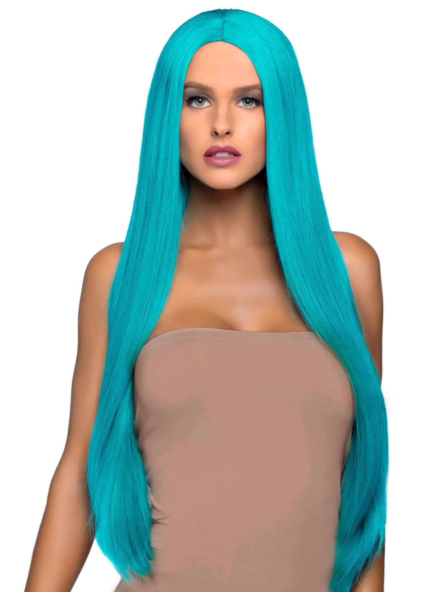 Leg Avenue Womens 33 inch Silky Long Straight Synthetic Hair  display picture 1