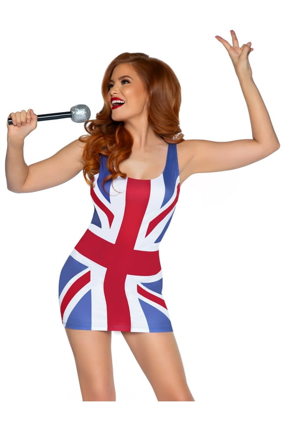 British flag dress. - MED/LGE / MULTICOLOR