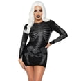 thumbnail image 1 of Leg Avenue Womens Costume Sexy Rhinestone Skeleton Dress, 1 of 5