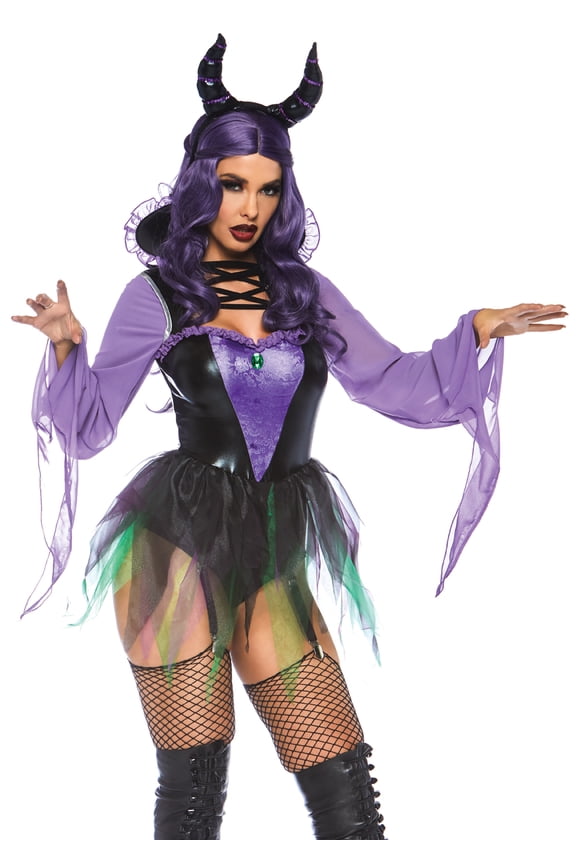 Womens Maleficent Sorceress Halloween Costume