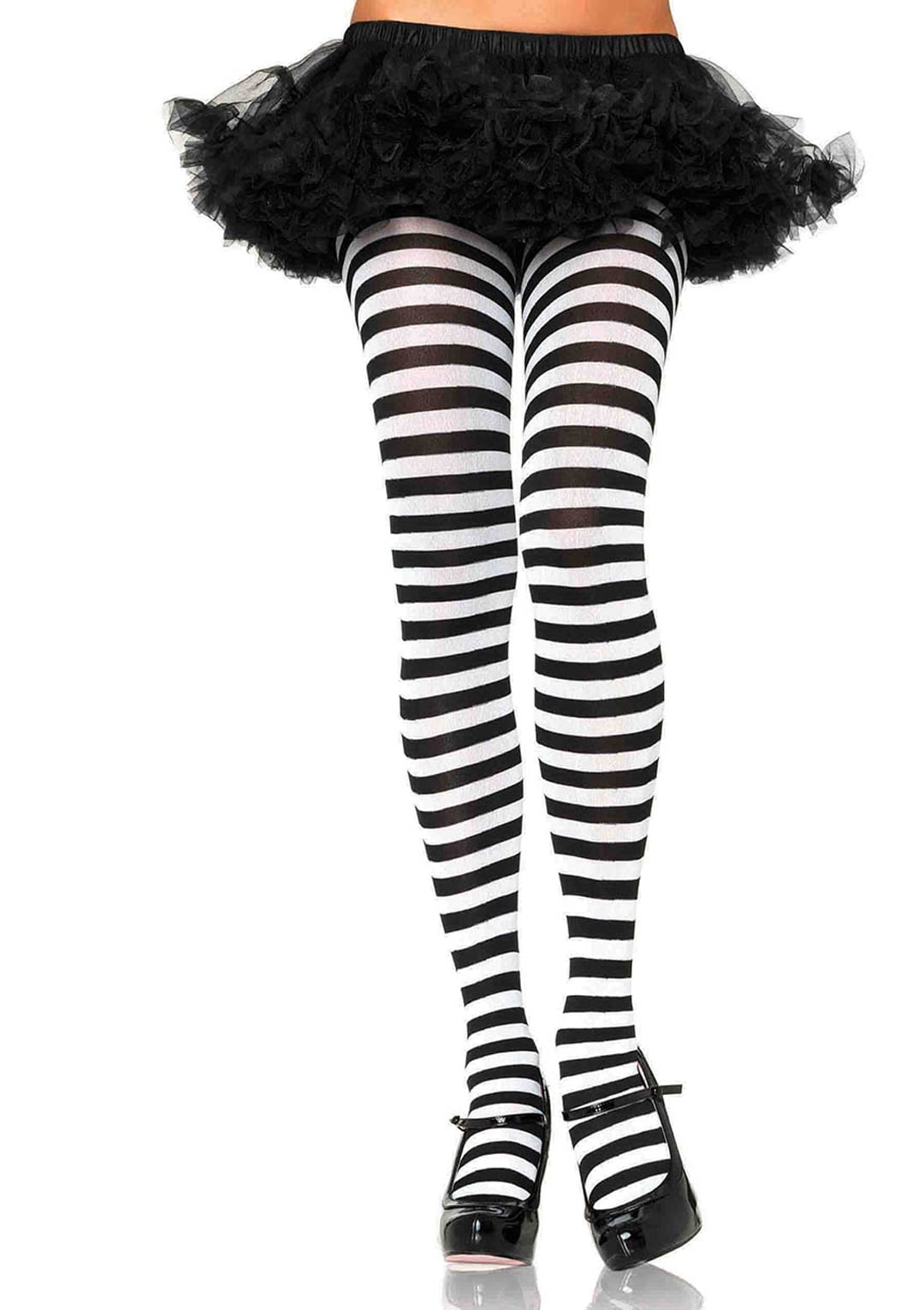 Leg Avenue Womens Nylon Striped Tights Walmart