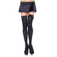 thumbnail image 1 of Leg Avenue Womens Satin Bow Accent Thigh Highs, 1 of 2