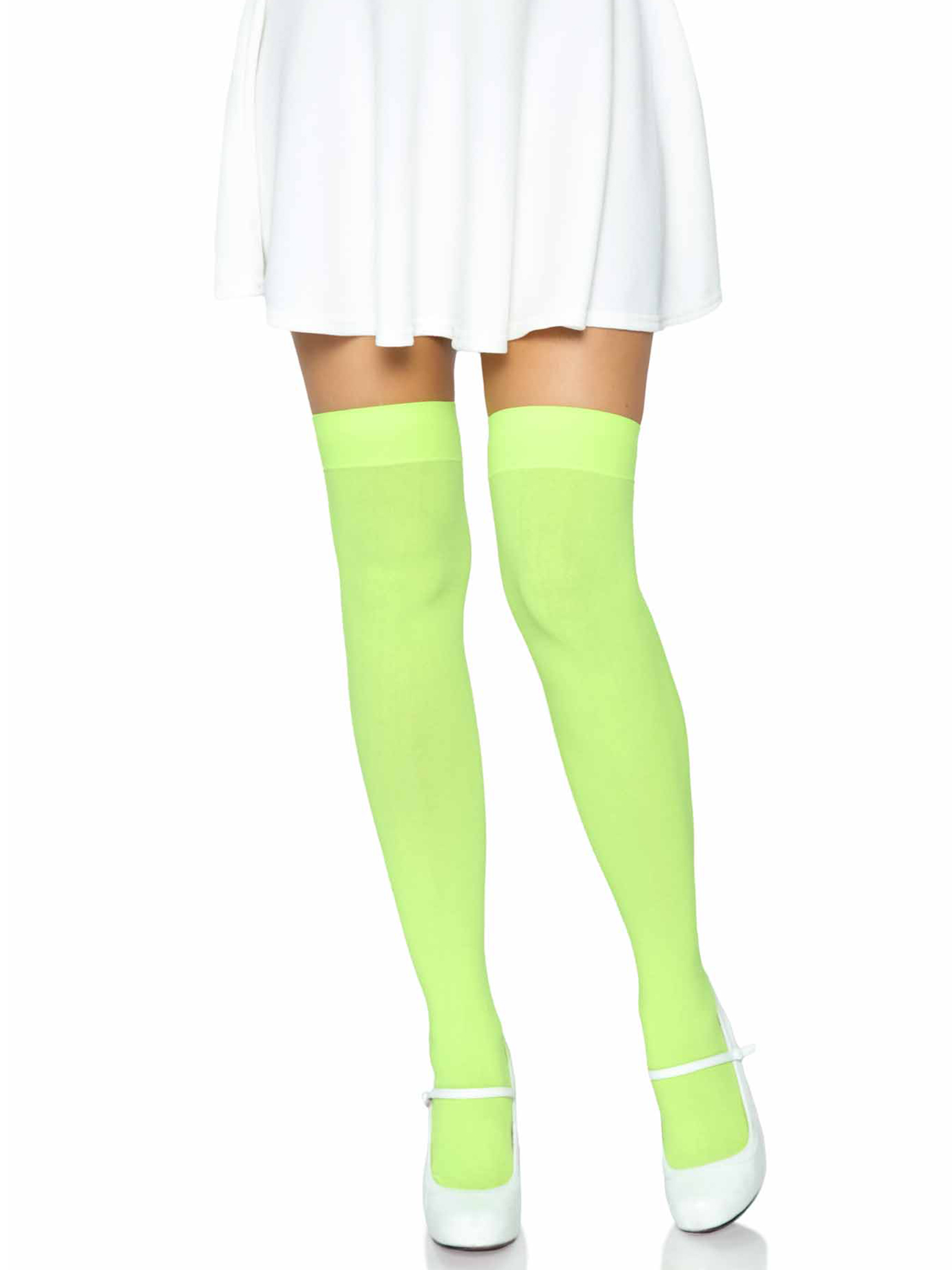 Leg Avenue Womens Solid Hue Thigh Highs - image 1 of 2