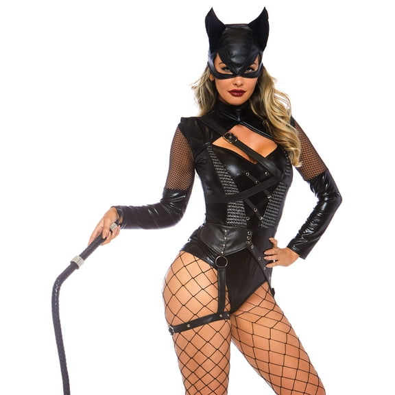 Leg Avenue Womens Villainess Vixen Sexy Cat Costume