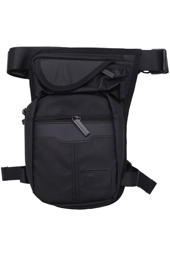 Leg Bag Nylon Men Drop Pack Motorcycle Riding Casual Shoulder Body Thigh Male Hip Belt Waist Bags Thigh