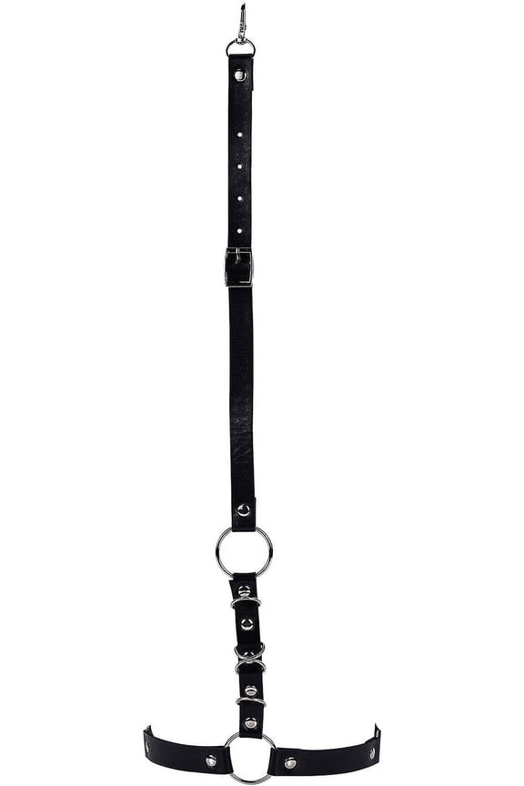 Leg Belt Harness Thigh Legs Garters Belts Harness Punk Body Cage Womens Garter Belts Adjustable Leg Ring Belt with Alloy Finding and Elastic Cord for Women Cosplay Black