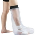 thumbnail image 1 of Leg Cast Cover - Waterproof Cast Bag Bandage Protector for Shower, Broken Foot, Ankle, Knee, Toe - Watertight Adult Plastic Protection Dry Bag - Half Leg Water Tight, Resistant, Submersib, 1 of 11