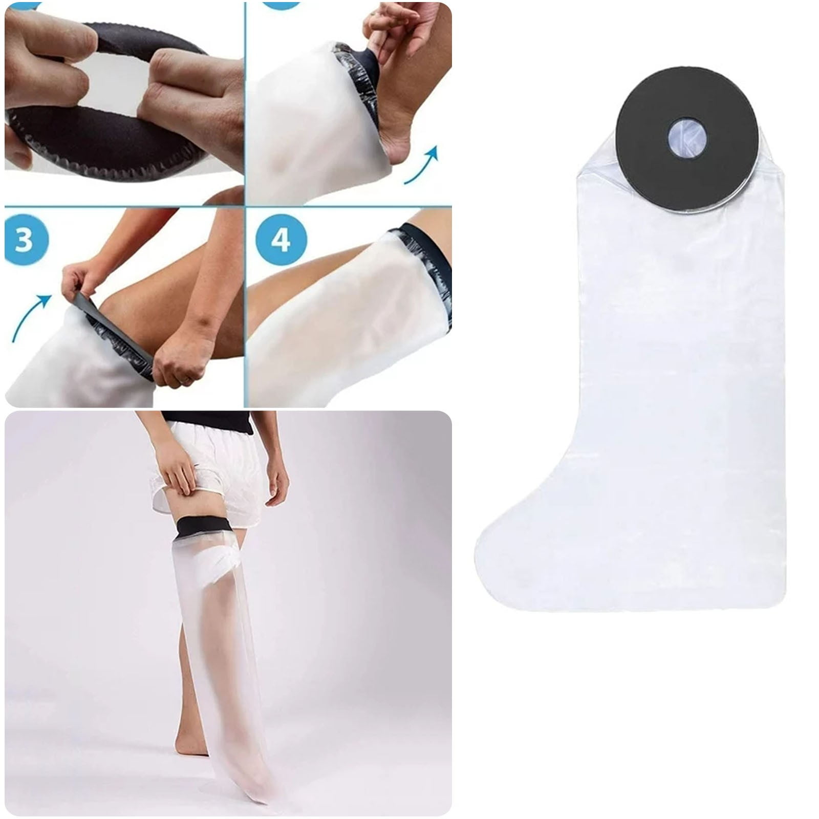 Leg Cover For Shower Adult Full Leg Shower Protector Watertight To