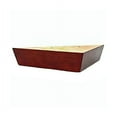 thumbnail image 1 of Leg Daddy 1-7/8" Medium Finish Tapered Triangular Sofa Leg, Set of 4, 1 of 3