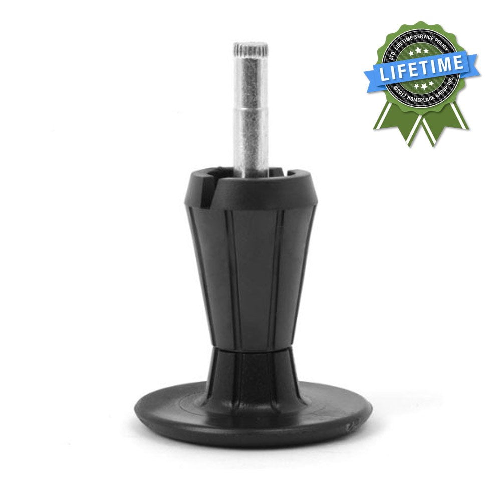 Leg Daddy 2Piece Steel Stem Plastic Bed Frame Glide Legs, Set of 9