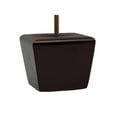 thumbnail image 1 of Leg Daddy 3" Dark Walnut Finish Square Tapered Wood Sofa Leg, Set of 2, 1 of 7