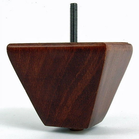 Leg Daddy 3" Oak Finish Pyramid Sofa Leg, Set of 4 (5/16")