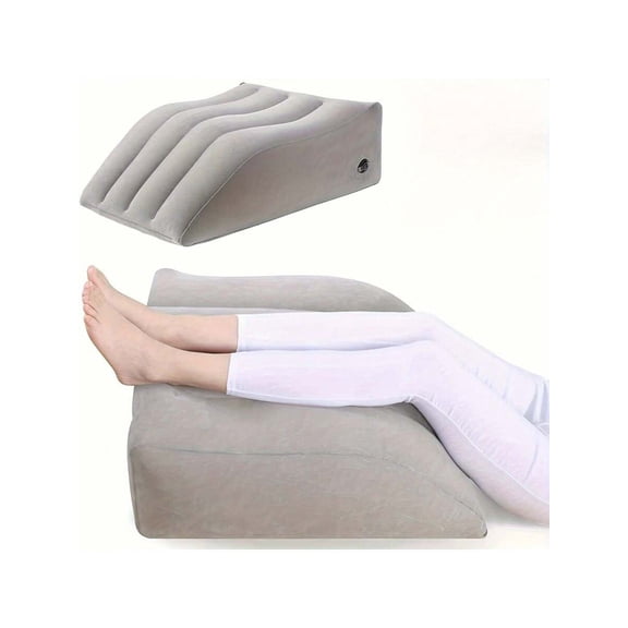 Leg Elevation Pillow - Inflatable Wedge Pillow For Sleeping Leg Pillows For Sleeping Portable Leg Pillow