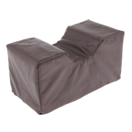 Leg Elevator Pillow,PU Leather Cover,Foot Leg Rest Pillows Foam,Knee Support for Sleeping Rest Ankle,Post Surgery
