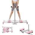 thumbnail image 1 of TOOL1SHOoo Leg Exercise Equipment, Pelvic Muscle Hip Trainer Inner Thigh Exerciser Home Gym Machine Pink Height Adjustable, 1 of 7