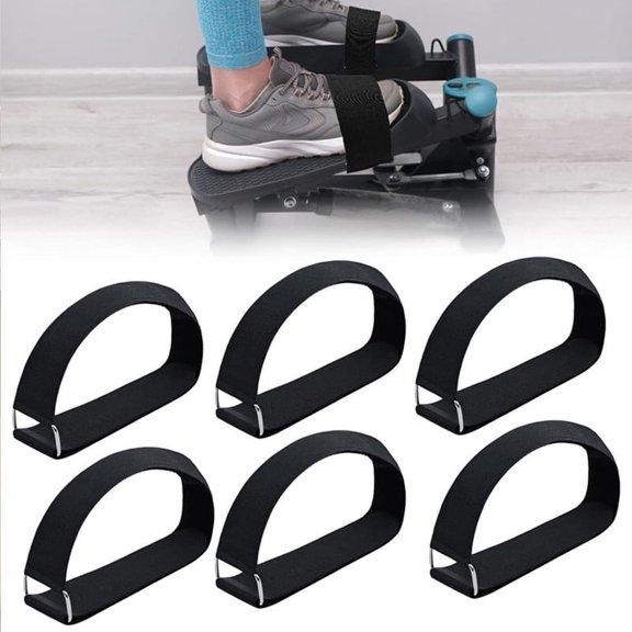 Leg Exerciser Machine Pedal Straps, Suitable for Under Desk Elliptical Foot & Leg Pedal Exercixer, Suitable for Seniors, Home Fitness, & Office Desk Workouts