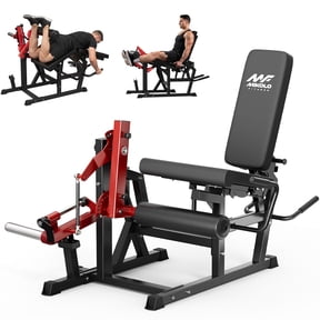 Mikolo NOVA™ Leg Extension and Curl Machine, Adjustable Leg Curl Machine for Home Gym, Seated Leg Extension and Lying Leg URL Machine with 1:1 Resistance System