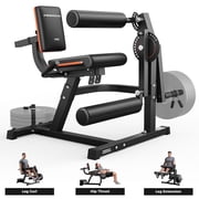 FED Fitness 4 IN 1 Leg Extension Curl Machine - Adjustable Leg Curl Machine with 700lbs Capacity Black