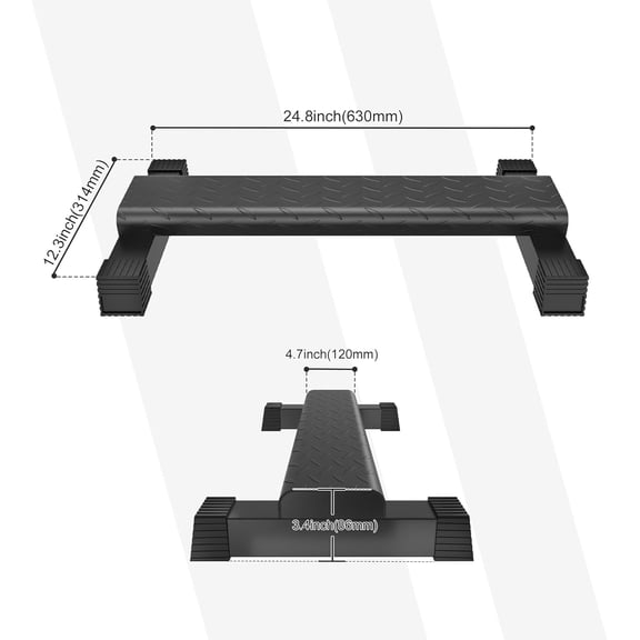 Leg Extension and Curl Machine, Steel Calf Raise Bar with Anti-Slip Design for Calf Stretching, Squats, and Lower Body Training, Supports up to 890lbs
