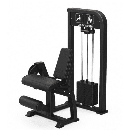 Leg Extension Machine with 180 lb Weight Stack – Heavy-Duty Commercial Grade Lower Body Home Gym Equipment – Adjustable for Comfort – Strengthens Quads, Builds Knee Stability & Muscle Tone