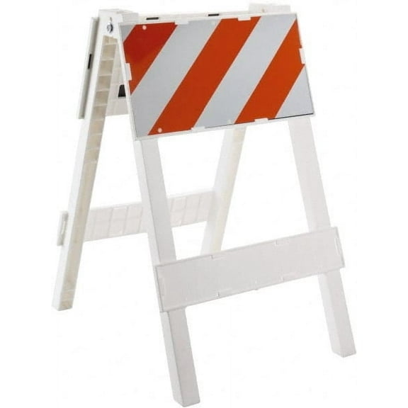 Manufacturer Varies Type 1 Folding Barricade,24 In. W,18 lb. 97-01-001