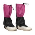 thumbnail image 1 of Leg Gaiters, Snow Gaiters for Hiking Waterproof Snow Boot Guards for Snowshoeing Hiking, 14" & Rose Red, 1 of 7