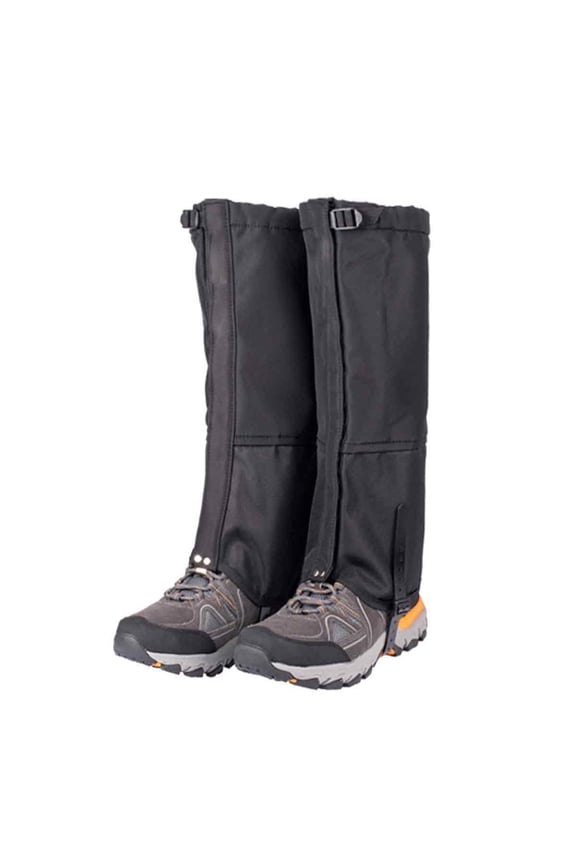 Leg Gaiters Waterproof Snow Boot Gaiters for Snowshoeing, Hiking, Hunting, Running, Motorcycle Anti-Tear Oxford Fabric, TPU Instep Belt Metal Shoelace Hook for Outdoor