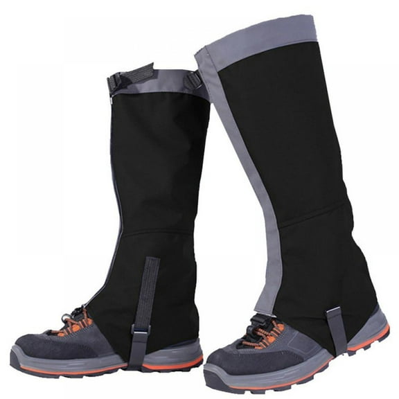 Leg Gaiters Waterproof for Men and Women, Anti-Tear Snow Boot Gaiters 900D Nylon Fabric Breathable Shoe Gaiters for Outdoor Hiking Hunting Climbing