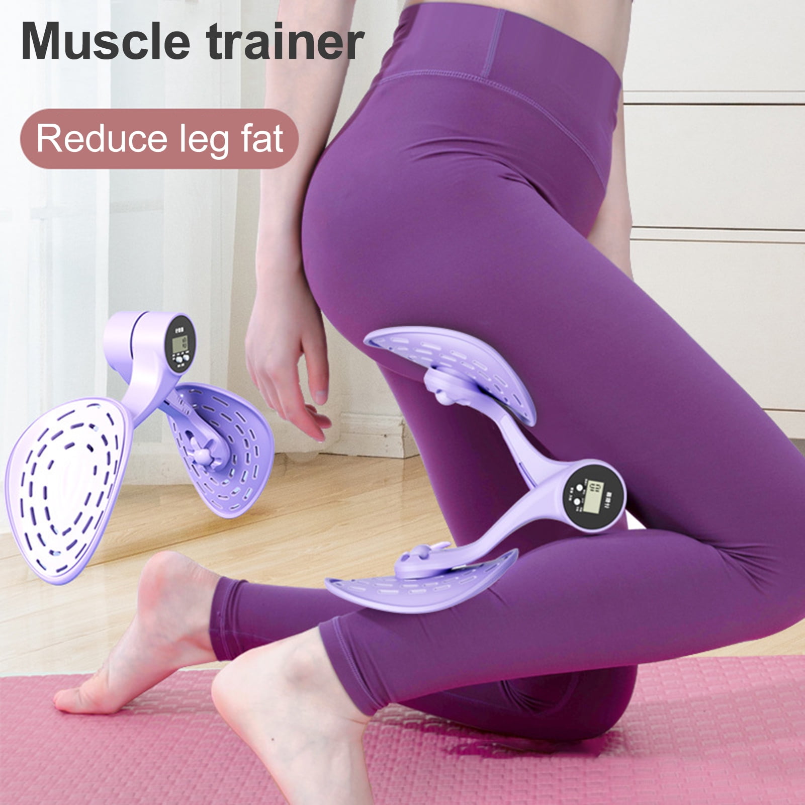 Leg Hip Trainer Antislip Smart Counting Ergonomics High Elasticity