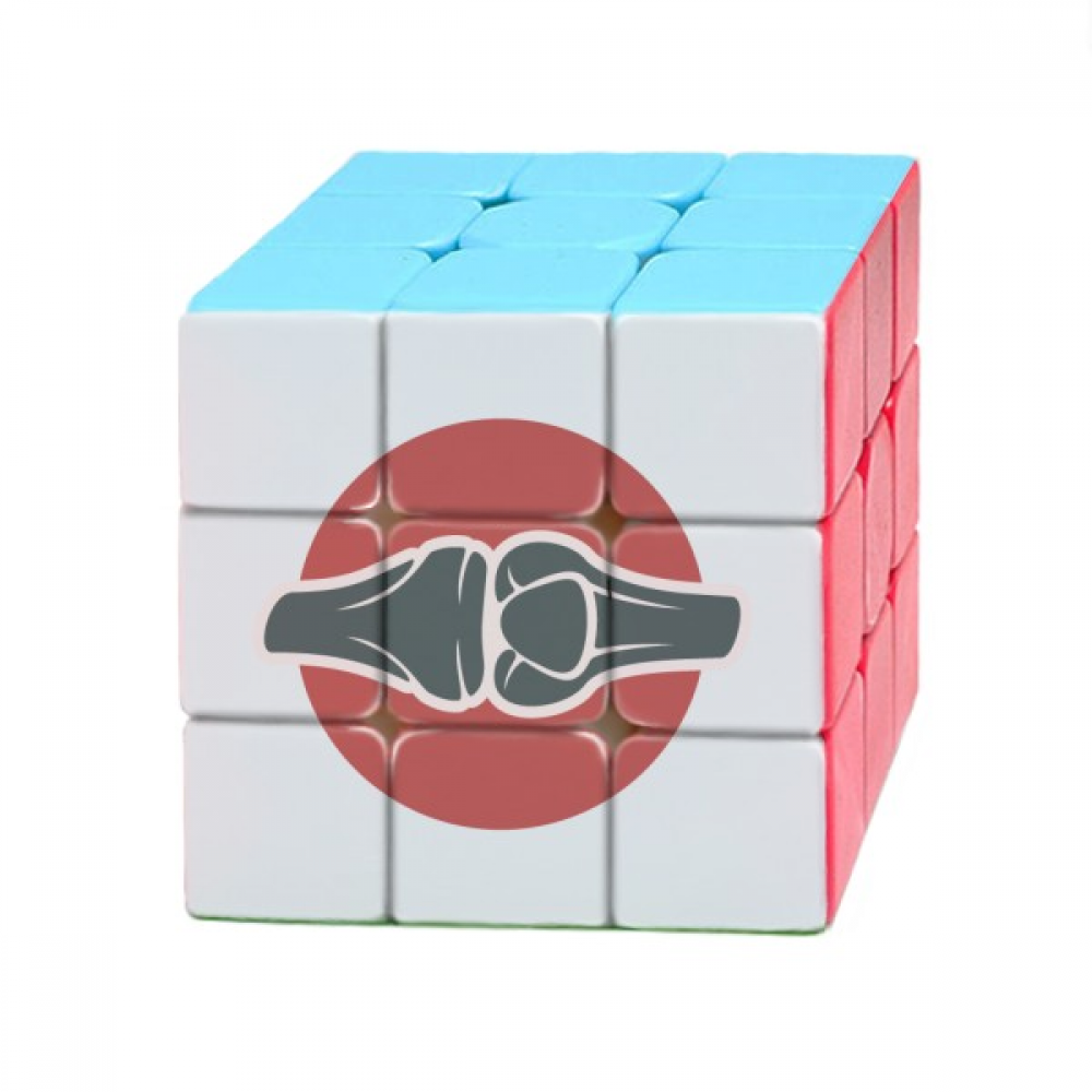 Leg Joints Human Body Illustration Magic Cube Puzzle 3x3 Toy Game Play