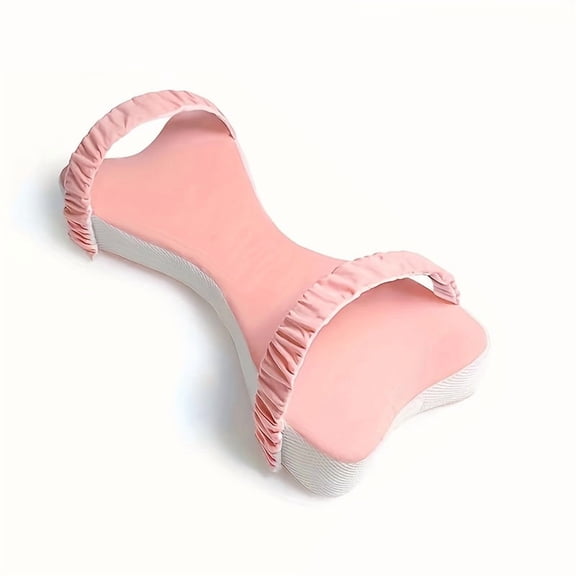 Leg And Knee Pillows for Side Sleepers - Dual Concave Design, Alleviates Back, Hip, And Sciatic Nerve Pressure, Wedge-Shaped for Ideal Spine Alignment - Available in Blue, Pink, Gray, Navy